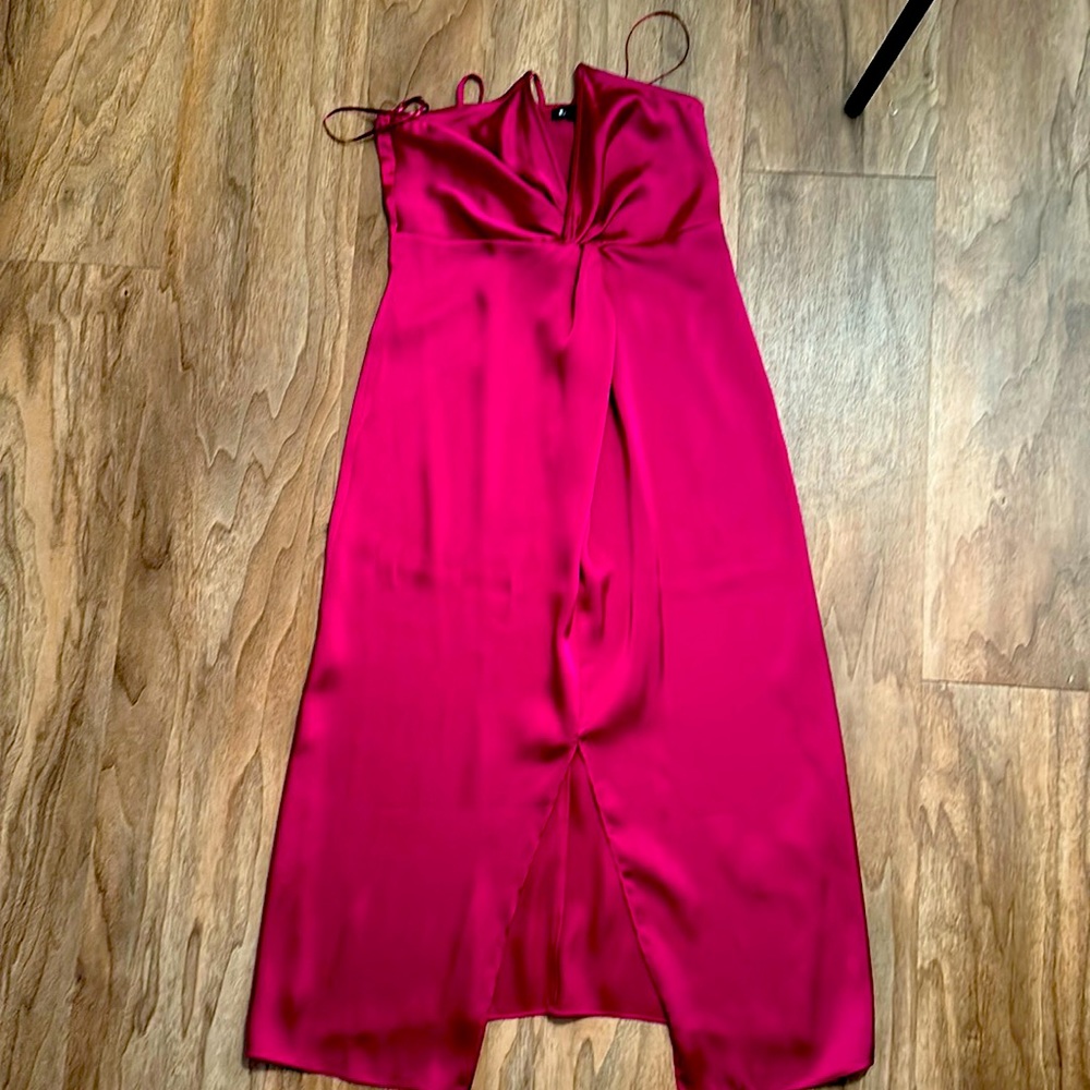 Express satin dress